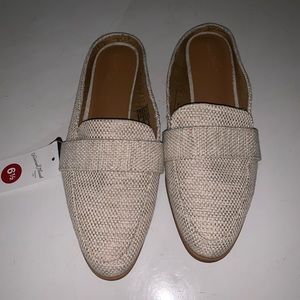 Backless loafer mules